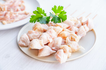 串に刺したぼんじり