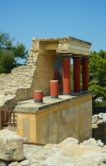 Ausgrabung in Knossos auf Kreta
