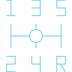 Obraz premium Gears icon single vector illustration