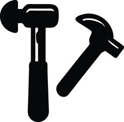 wrench and hammer tool icon