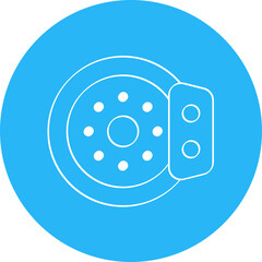 Brakes icon single vector illustration