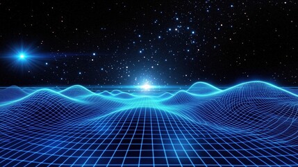 Retro Sci-Fi Landscape