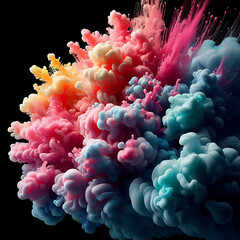 colorful watercolor painting