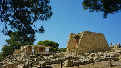 Ausgrabung in Knossos auf Kreta