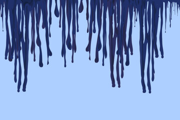 an abstract background of deep blue melting on a bright blue background