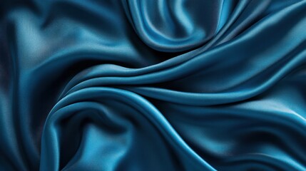 Fototapeta premium Turquoise blue satin background