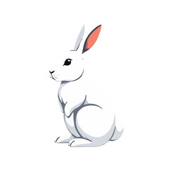 Cute Arctic Bunny Design Illustration