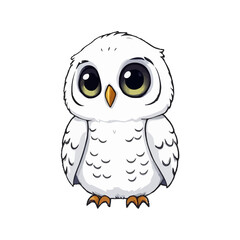 Beautiful Arctic Owl Illustration