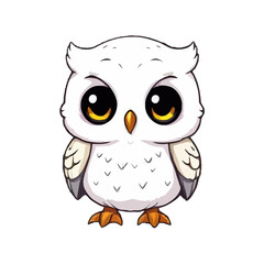 Detailed Winter Owl Illustration