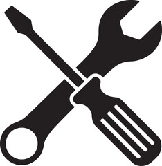 Car service sign icon. Repair grey sign. Vector isolated object.