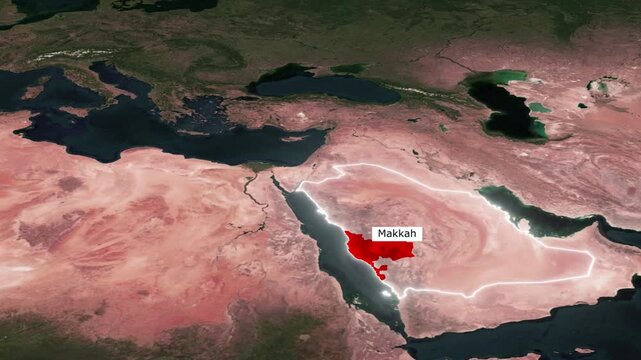 Exploring Mecca A Map-Based Journey Through the Holy City