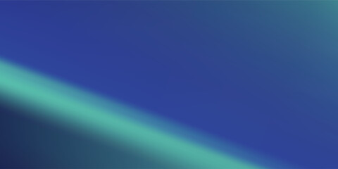 Blue-green gradient studio room, abstract background pattern, walls and floor reflect neon lights, dark tones and feel speed of digital technology connected blue-green background. 