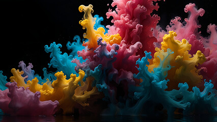 colorful watercolor painting