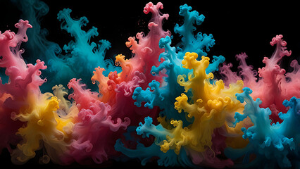 colorful watercolor painting