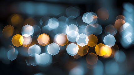 Dynamic bokeh light effects for business concept design creative workspace professional environment