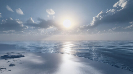 Obraz premium Peaceful Sunrise Beach