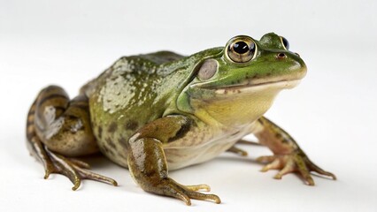 Fototapeta premium Bullfrog on studio background