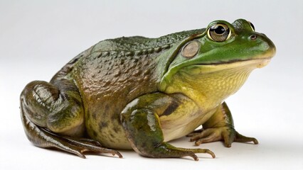 Fototapeta premium Bullfrog on studio background