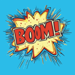 Comic book funny sound effect