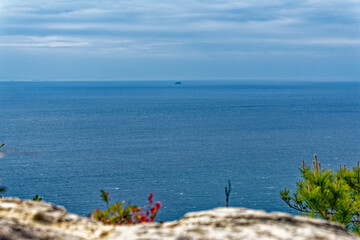 Genkai Sea Horizon from Tateishi Mount, Itoshima, Japan