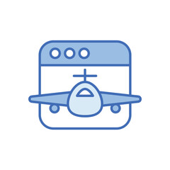 Landing Page Vector icon