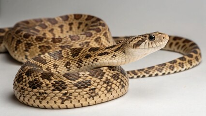 Obraz premium Bullsnake on studio background