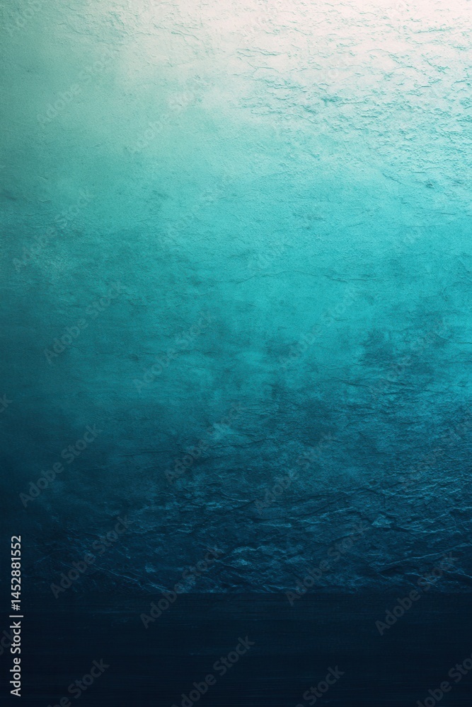 Poster serene turquoise textured background with subtle gradient creates a calming and peaceful visual expe