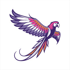 Obraz premium Multicolor Bird Logo Design for Corporate Identity .