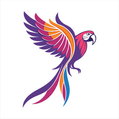 Multicolor Bird Logo Design for Corporate Identity .