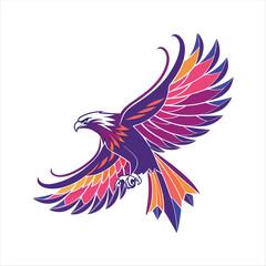 Multicolor Bird Logo Design for Corporate Identity .