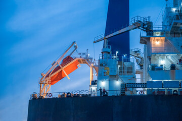 Container ship’s life boat 