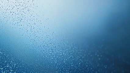 Fototapeta premium The image is a close-up, high-resolution photograph that captures a detailed view of a surface with tiny droplets. 