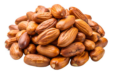 Baru Nuts Isolated on Transparent Background