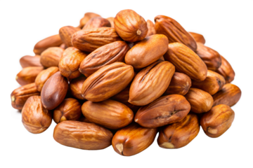 Baru Nuts Isolated on Transparent Background