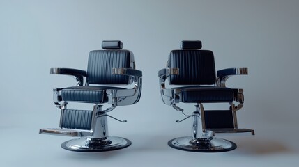 Modern vintage barber chairs chic design meets timeless elegance