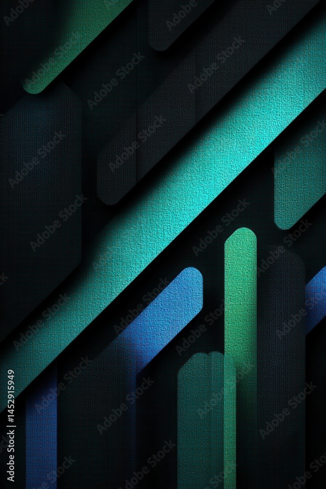 Poster abstract gradient background with geometric shapes and dark shadows creating a modern and dynamic vi