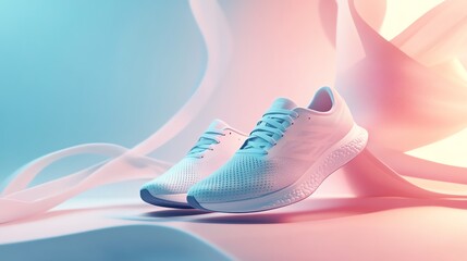 Stylish running shoes showcase innovation and design, perfect for athletes seeking comfort and performance in every step.