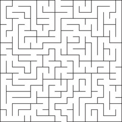 Complex Square Maze Puzzle Labyrinth Game Challenge Difficulty Paths Solution