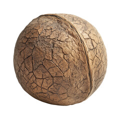 Obraz premium Single Walnut In Mid Fall Highlighting Its isolated on a transparent background