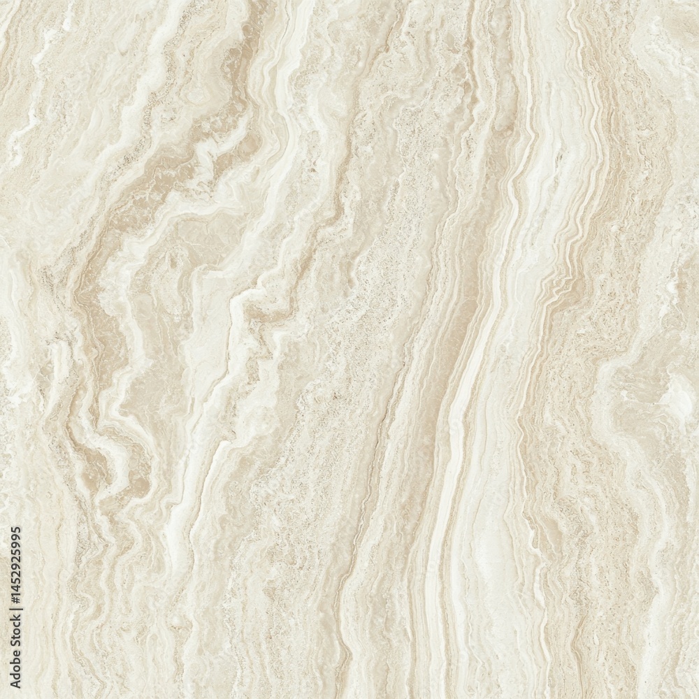 Poster elegant beige travertine stone texture background capturing natural waves and patterns for interior 