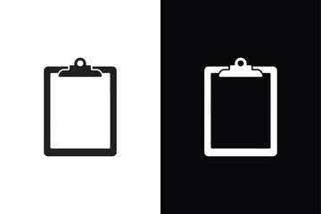 Clipboard icon vector on White Background ,Vector Art Illustration on white background.