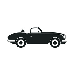 Vintage Car Silhouette Classic Auto Design