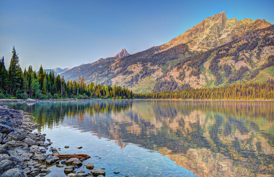 Jenny Lake at Grand Teton National Park Moose, WY