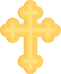 cross illustration on a white background     