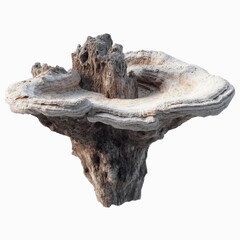 Unique Abstract Stone Formation Resembling a Fungus or Alien Landscape