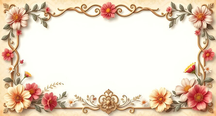 vintage frame vector