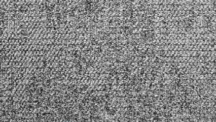 A gray and white carpet with a lot of small rocks on it. The carpet is very textured and has a lot of different colors.