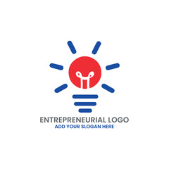 entrepreneurial logo design vector