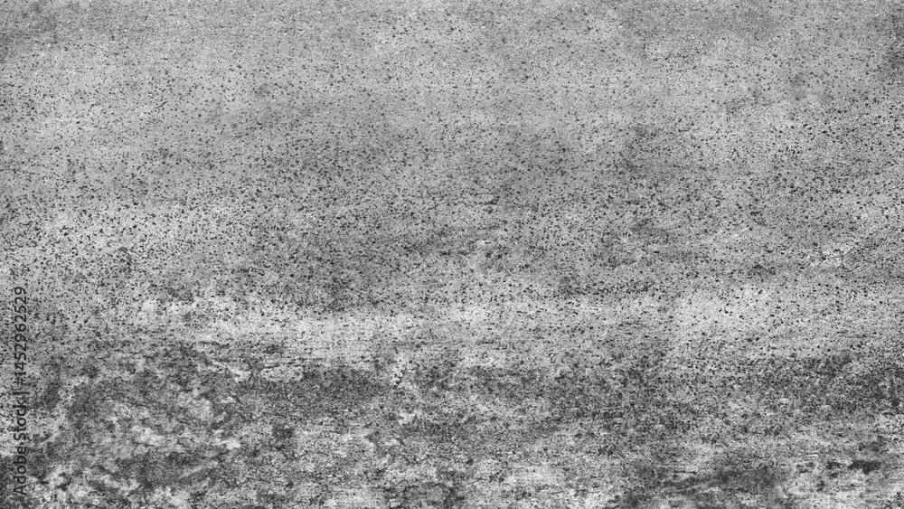 Fototapete A grey background with a few black dots scattered around. dots are placed in various sizes and positions, creating a sense of depth and texture. overall effect is a somewhat chaotic.