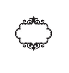 vintage ornamental frames set 